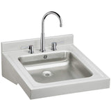 Elkay WCLWO1923OSDC Sturdibilt Stainless Steel Wall Hung Single Bowl Bathroom Sink Kit