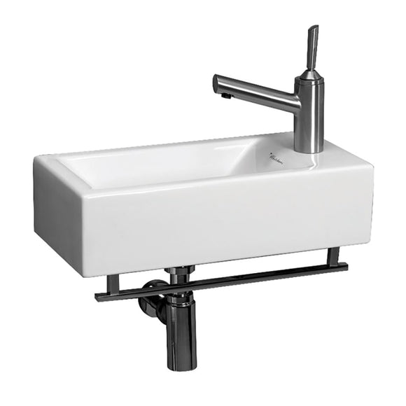 Whitehaus WH1-114RTB Isabella Collection Small Wall Mount Sink