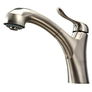 Whitehaus WH2070952-BN Jem Collection Single Hole/Single Lever Faucet