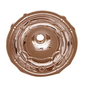 Whitehaus WH613CBL Round Fluted Design Drop-in Sink