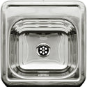 Whitehaus WH692ABL Square Drop-in Entertainment/Prep Sink