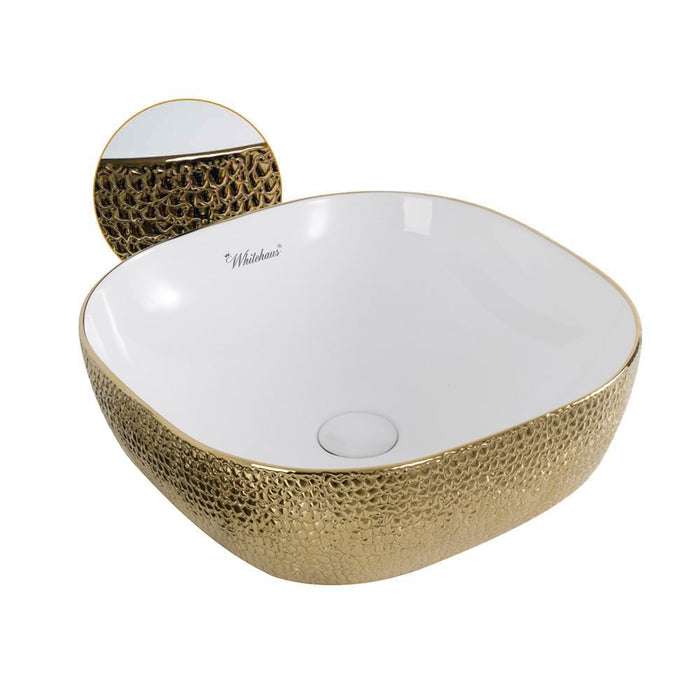 Whitehaus WH71301-F25 Isabella Plus Collection Square Above Mount Sink