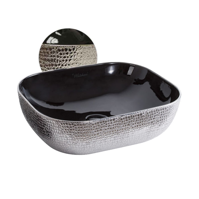 Whitehaus WH71302-F20 Isabella Plus Collection Above Mount Sink, Center Drain