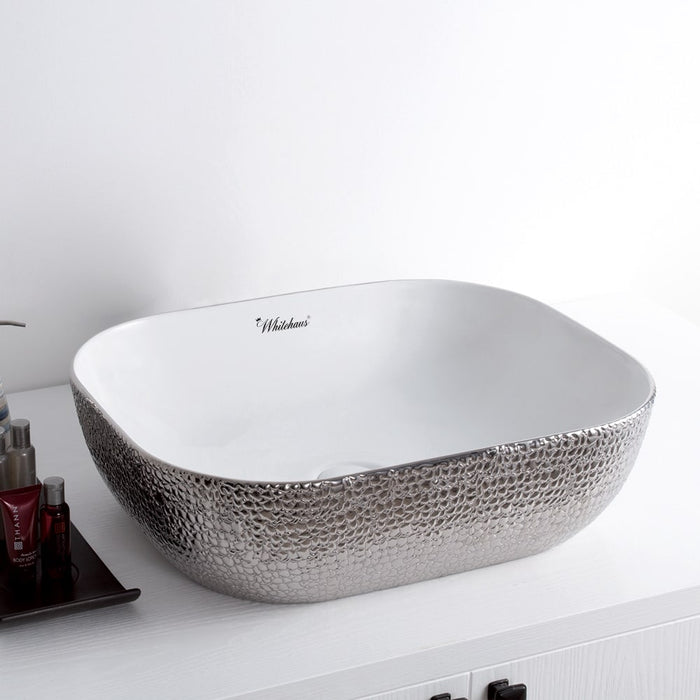 Whitehaus WH71302-F21 Isabella Plus Collection Rectangular Above Mount Sink