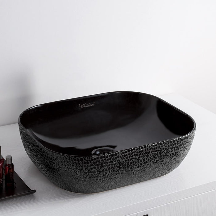 Whitehaus WH71333-F04 Isabella Plus Collection Rectangular Above Mount Sink