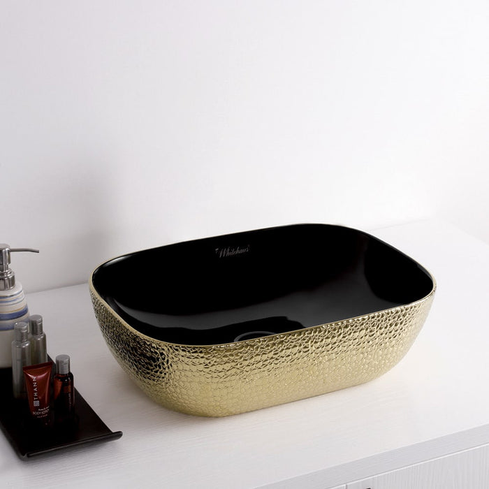 Whitehaus WH71333-F22 Isabella Plus Collection Rectangular Above Mount Sink