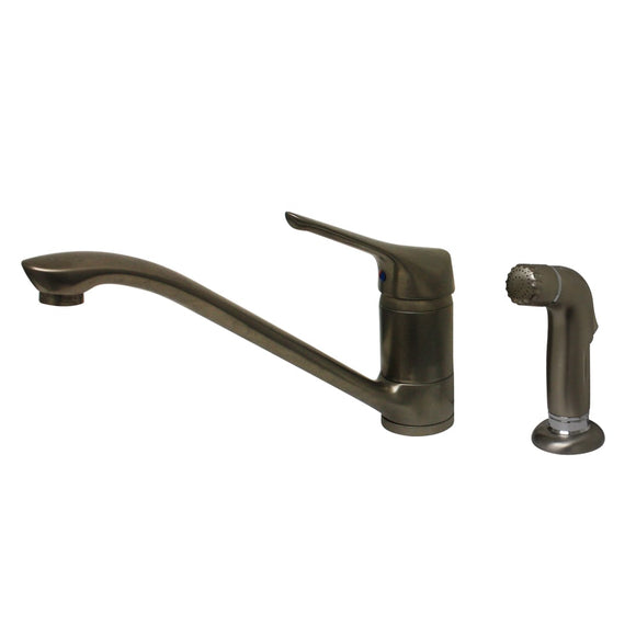 Whitehaus WH76574-BN Metrohaus Single Lever Faucet