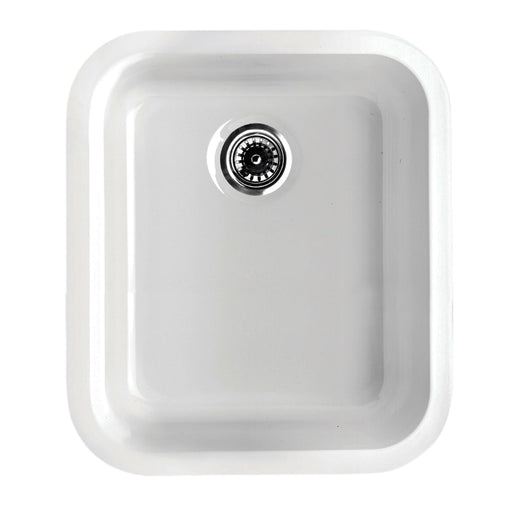 Whitehaus WHE1822 Elementhaus Fireclay Drop-In/Undermount Sink
