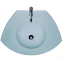 Whitehaus WHECOLOOM-MATTE New Generation Ecoloom Trapezoidal Glass Counter Top