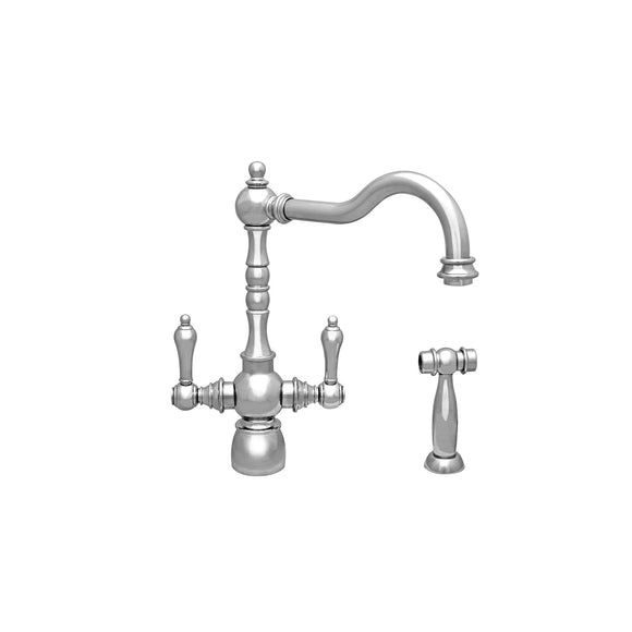 Whitehaus WHEG-34654-C Englishhaus Dual Lever Handle Faucet