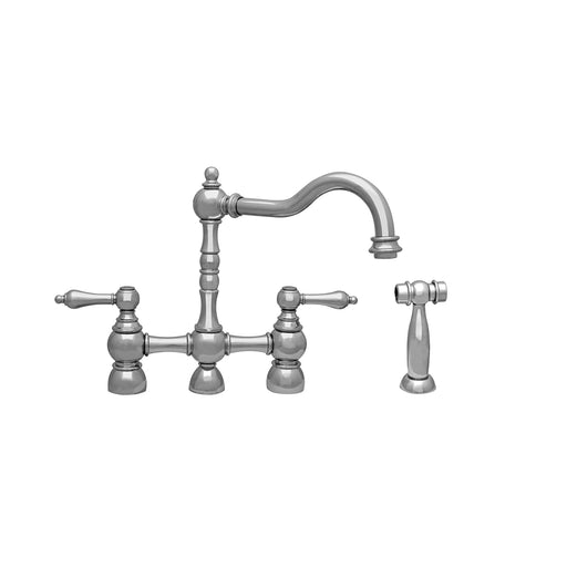 Whitehaus WHEGB-34656-PN Englishhaus Bridge Faucet