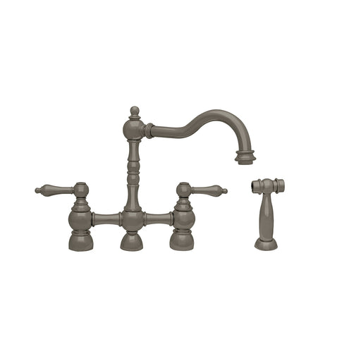 Whitehaus WHEGB-34656-BN Englishhaus Bridge Faucet