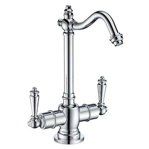 Whitehaus WHFH-HC1006-C Point of Use Instant Hot/Cold Water Drinking Faucet