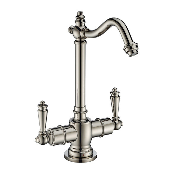 Whitehaus WHFH-HC1006-PN Point of Use Instant Hot/Cold Water Drinking Faucet