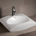 Whitehaus WHKN1098 Isabella Collection Rectangular Wall Mount Bathroom Sink