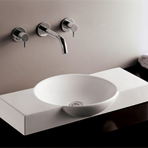 Whitehaus WHKN1112 Isabella Collection Rectangular Above Mount Sink