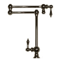 Whitehaus WHKPFDLV3-9555-C Vintage III Deck Mount Retractable Swing Spout Pot Filler