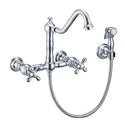 Whitehaus WHKWCR3-9402-NT-C Vintage III Plus Wall Mount Faucet