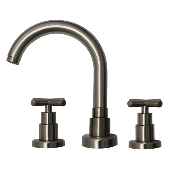 Whitehaus WHLX79214-BN Luxe Widespread Bathroom Faucet