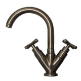 Whitehaus WHLX79250-BN Luxe Single Hole/Dual Handle Bathroom Faucet