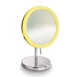 Whitehaus WHMR106-C Round Freestanding LED 5X Magnified Mirror