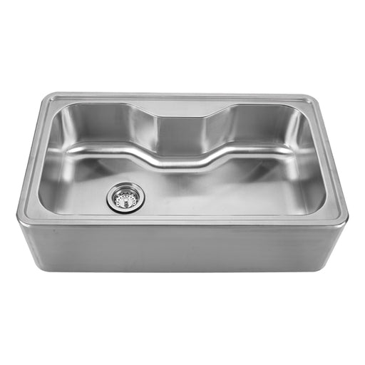 Whitehaus WHNAPA3016 Noah's Collection Single Bowl Drop-in Sink