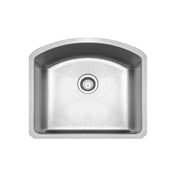 Whitehaus WHNC2321 Noah's Collection Stainless Steel Chefhaus Series Single Bowl Undermount Sink
