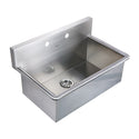 Whitehaus WHNC3120 Noah's Collection Stainless Steel Commercial Drop-in or Wall Mount Utility Sink