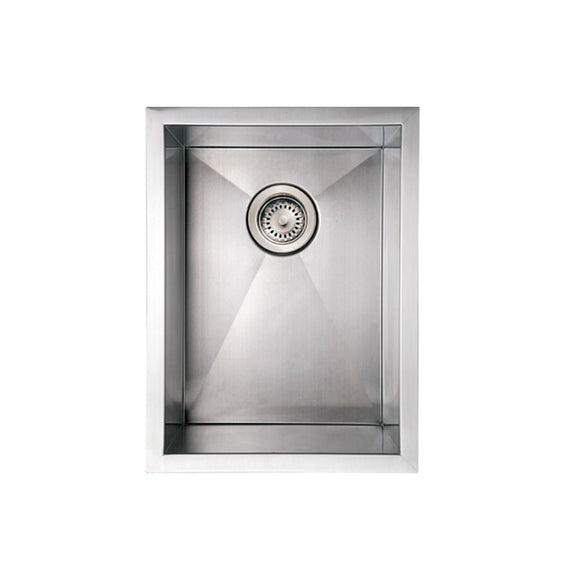 Whitehaus WHNCM1520 Noah's Collection Stainless Steel Commercial Single Bowl Undermount Sink