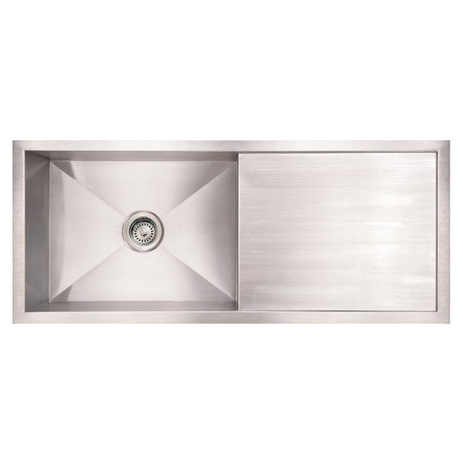 Whitehaus WHNCM4019 Noah's Collection Commercial Single Bowl Reversible Undermount Sink