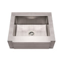 Whitehaus WHNCMAP3026 Noah's Collection Stainless Steel Commercial Single Bowl Sink