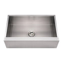 Whitehaus WHNCMAP3321 Noah's Collection Stainless Steel Commercial Single Bowl Front Apron Sink