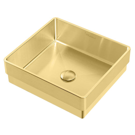 Whitehaus WHNPL1577-B Noah Plus Squared Semi-Recessed Sink Set