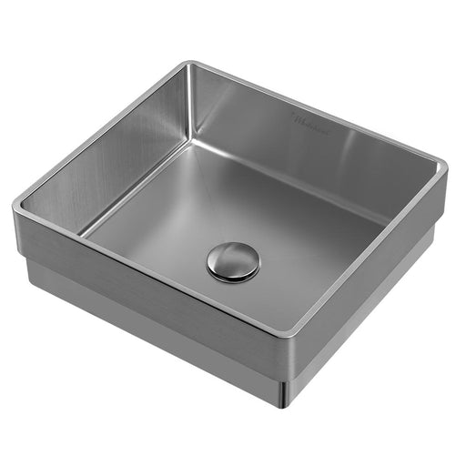 Whitehaus WHNPL1577-GM Noah Plus Squared Semi-Recessed Sink Set