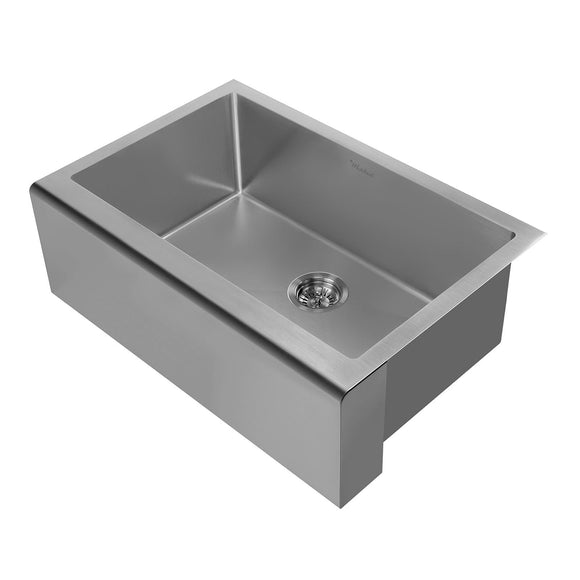 Whitehaus WHNPL3020-GM Noah Plus Single Bowl Undermount Sink Set