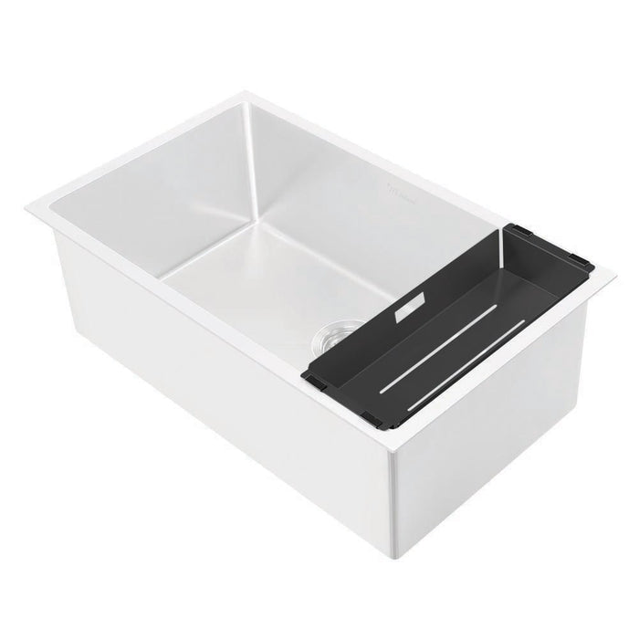 Whitehaus WHNPLCOL-MBLK Noah Plus Stainless Steel Sink Colander