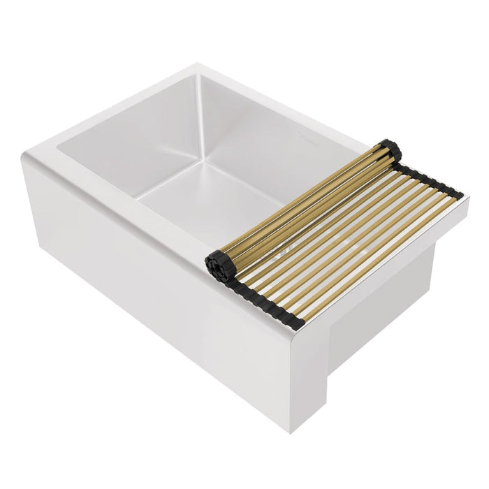 Whitehaus WHNPLRM-B Noah Plus Stainless Steel Removable Roll Mat