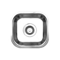Whitehaus WHNU1212 Noah's Collection Brushed Stainless Steel Single Bowl Undermount Sink