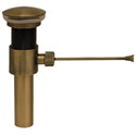 Whitehaus WHP314-1-AB Bathroom Pop-up Mechanical Drain