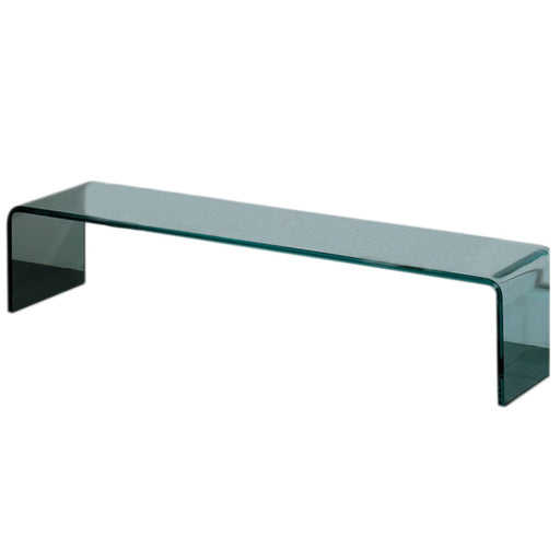 Whitehaus WHPONTE New Generation Ponte - Large Freestanding Transparent Glass Shelf