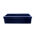 Whitehaus WHQ530-BLUE Farmhaus Fireclay Quatro Alcove Reversible Sink