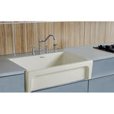 Whitehaus WHQ5530-BISCUIT Glencove Fireclay 30" Reversible Sink