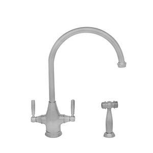 Whitehaus WHQN-34650-PN Queenhaus Dual Handle Faucet
