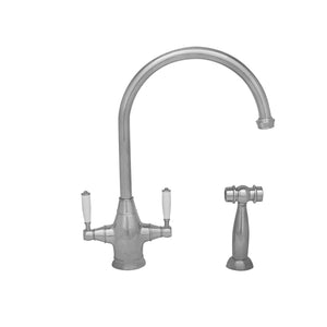 Whitehaus WHQNP-34650-PN Queenhaus Dual Handle Faucet