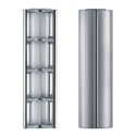 Whitehaus WHRAX-48 Medicinehaus Double Door, Vertical Column, Wall Mount Storage Cabinet 