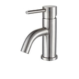 Whitehaus WHS0111-SB-BSS Waterhaus Single Hole, Single Lever Bathroom Faucet
