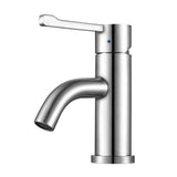 Whitehaus WHS0221-SB-PSS Waterhaus Single Hole, Extended Single Lever Bathroom Faucet 