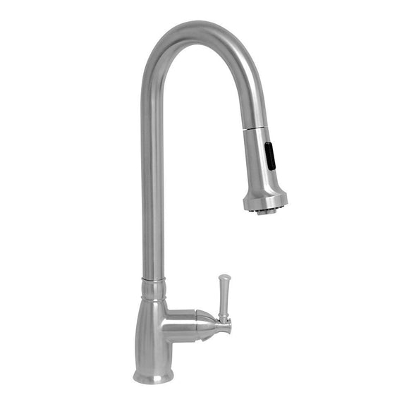 Whitehaus WHS6800-PDK-BSS Waterhaus Single-Hole Faucet