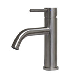 Whitehaus WHS8601-SB-BSS Waterhaus Single Lever Elevated Bathroom Faucet 
