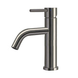 Whitehaus WHS8601-SB-PSS Waterhaus Single Lever Elevated Bathroom Faucet 